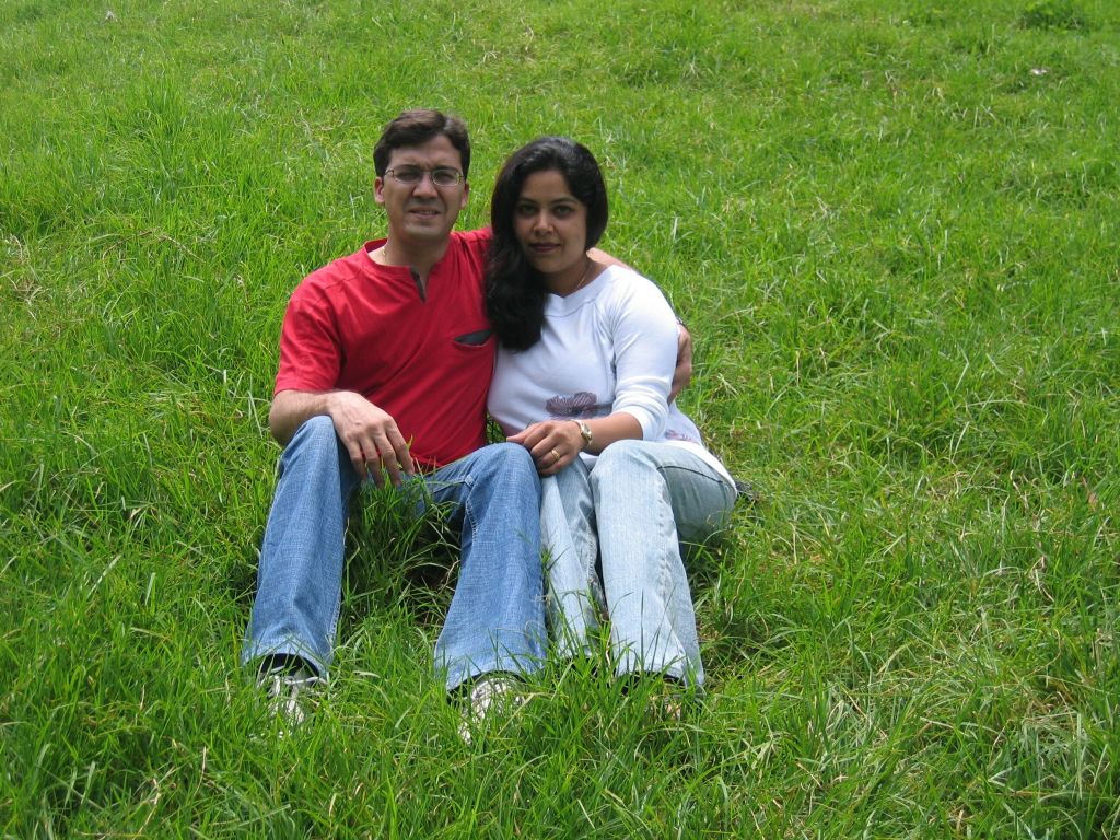With my Life Partner- Dilip
